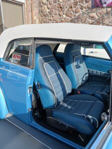 73 VW Interior custom upholstery