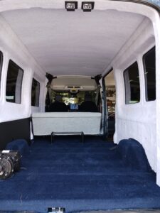 Sprinter After Headliner and Carpet