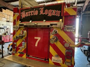 Barrio Logan Fire Department Banner